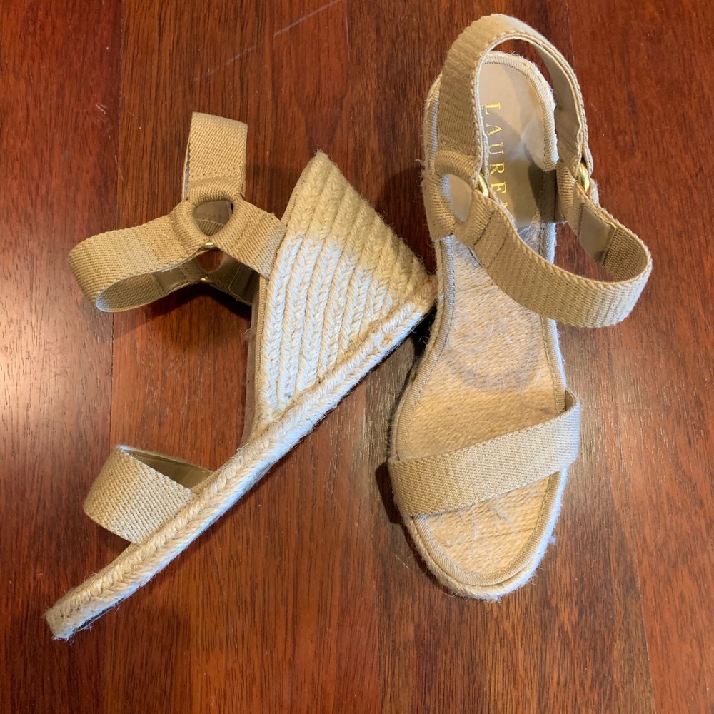 Ralph Lauren summer wedges